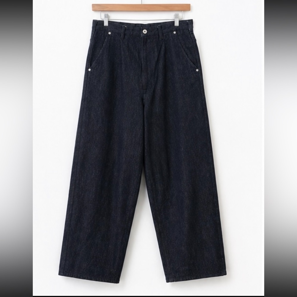 Comme des Garçons Homme Dark Indigo pleated Jeans